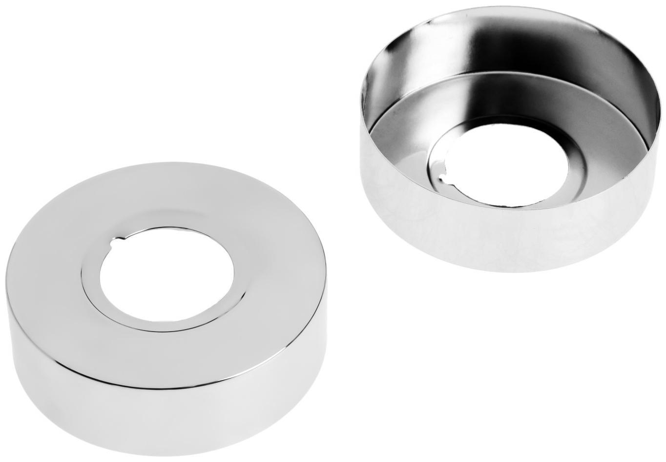 Отражатель для смесителя ZEIN Z3679, набор 2 шт., d=60 мм, высота 18 мм, нерж. сталь, хром