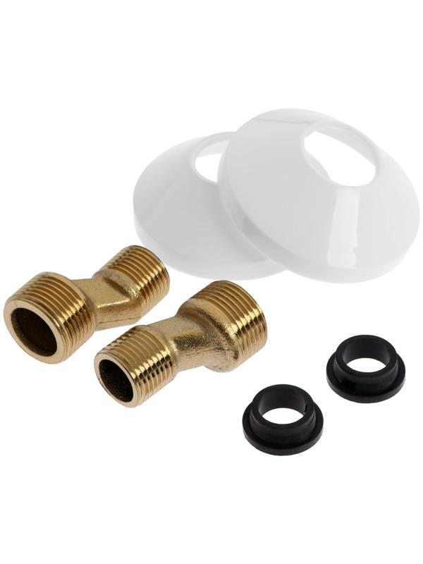 Смеситель для душа ZEIN Z3670, однорычажный, без душевого набора, белый