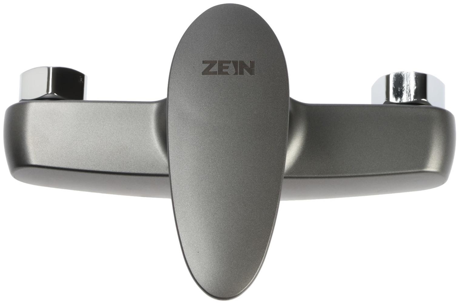 Смеситель для душа ZEIN Z3671, однорычажный, без душевого набора, графит