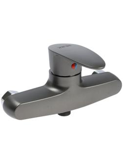 Смеситель для душа ZEIN Z3671, однорычажный, без душевого набора, графит