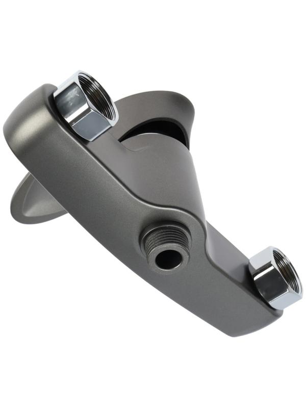 Смеситель для душа ZEIN Z3671, однорычажный, без душевого набора, графит