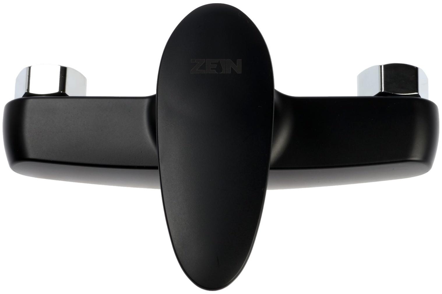 Смеситель для душа ZEIN Z3672, однорычажный, без душевого набора, черный