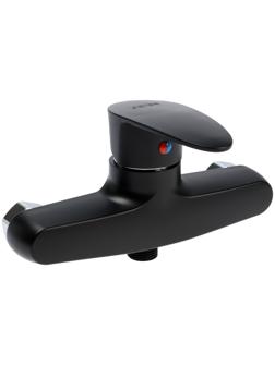 Смеситель для душа ZEIN Z3672, однорычажный, без душевого набора, черный