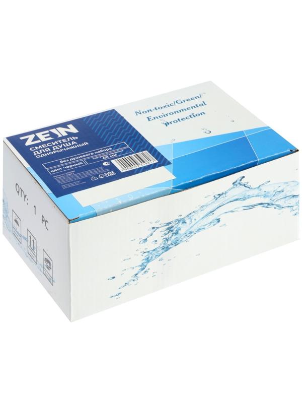 Смеситель для душа ZEIN Z3672, однорычажный, без душевого набора, черный