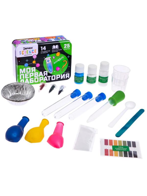 Набор для опытов Моя первая лаборатория, зеленый   7551088