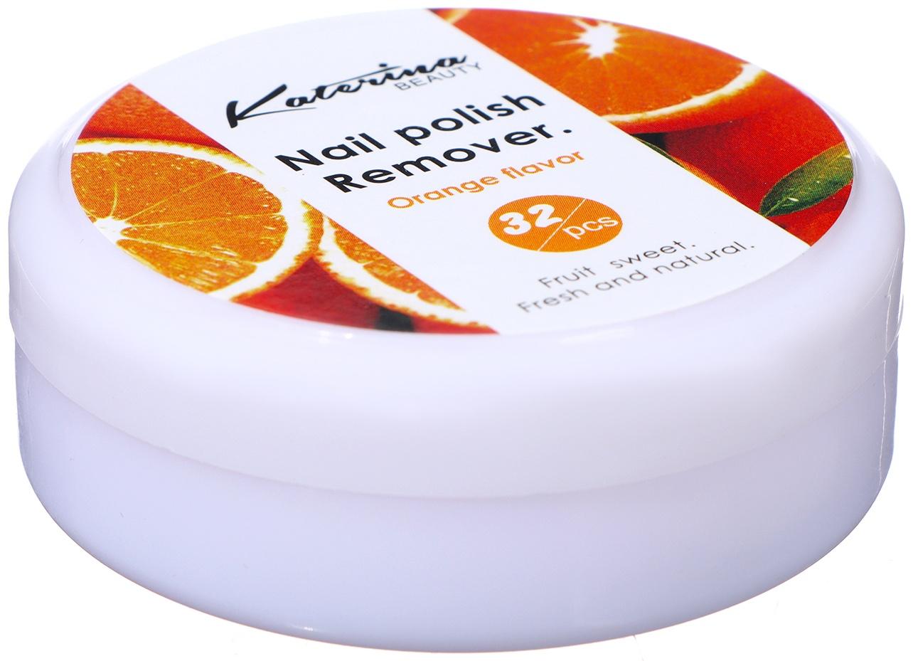 Салфетки для снятия гель-лака с ароматом апельсина, 32 шт