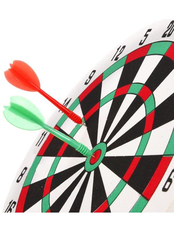 Дартс X-Match двухсторонний 10 дюймов (25 см.), 2 дротика, EVA