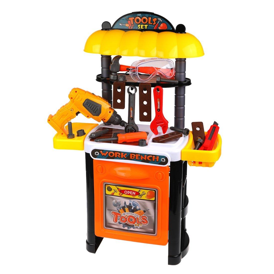 Игровой набор Юный механик, в компл. предметов 33 шт, эл.пит. АА*3шт. не вх.
в компл, кор.