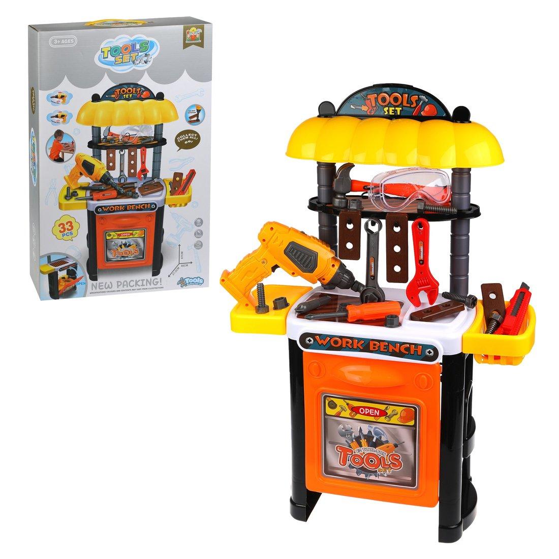 Игровой набор Юный механик, в компл. предметов 33 шт, эл.пит. АА*3шт. не вх.
в компл, кор.