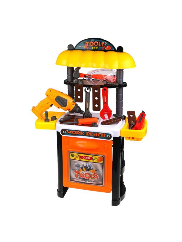 Игровой набор Юный механик, в компл. предметов 33 шт, эл.пит. АА*3шт. не вх.
в компл, кор.