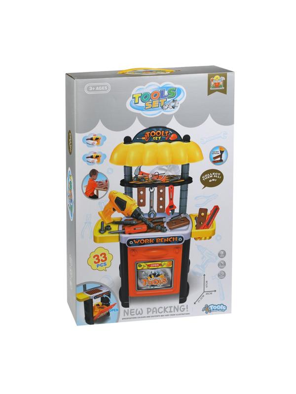 Игровой набор Юный механик, в компл. предметов 33 шт, эл.пит. АА*3шт. не вх.
в компл, кор.