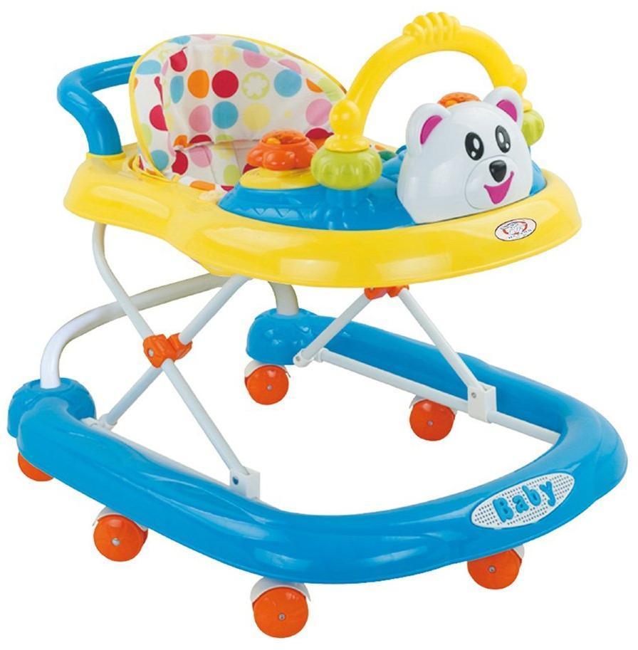 Ходунки детские, свет, звук, ручка для родителей, колеса с фиксацией,
эл.пит.АА*3 не вх.в комплект