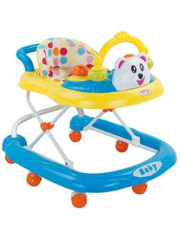 Ходунки детские, свет, звук, ручка для родителей, колеса с фиксацией,
эл.пит.АА*3 не вх.в комплект