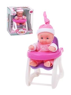 Игр. наб. Милый малыш, в компл. пупс 12,5 см., предм. 1шт., в ассорт.,
дисплей