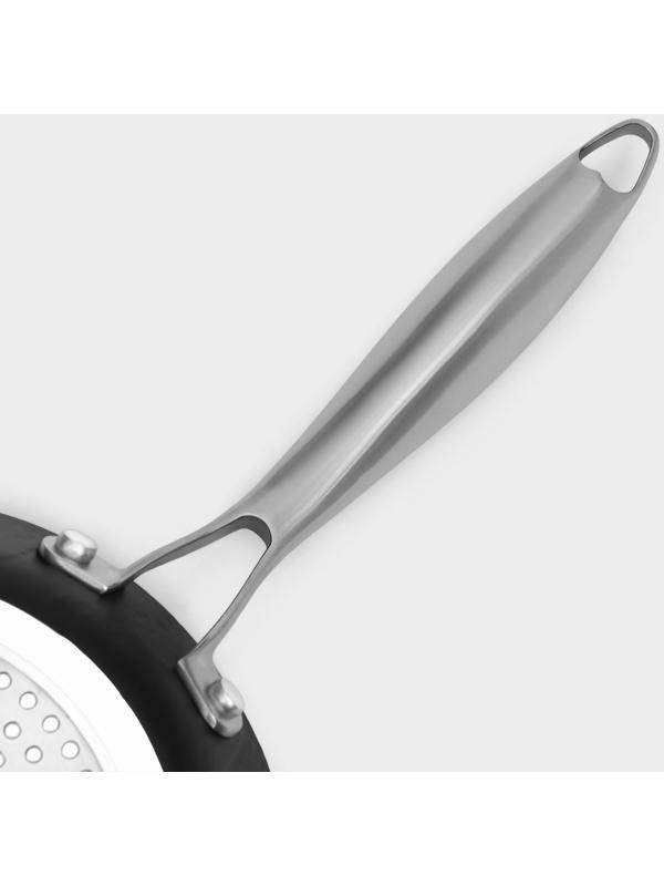 Сковорода Magistro Rock Stone, d=20 см, h=4 см, антипригарное покрытие, индукция, цвет чёрный