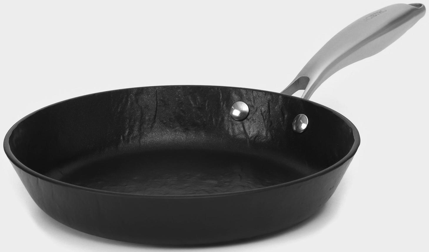 Сковорода Magistro Rock Stone, d=22 см, h=4,3 см, антипригарное покрытие, индукция, цвет чёрный