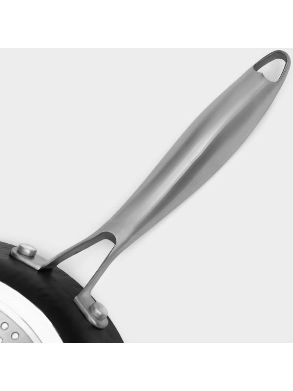 Сковорода Magistro Rock Stone, d=22 см, h=4,3 см, антипригарное покрытие, индукция, цвет чёрный