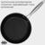 Сковорода Magistro Rock Stone, d=26 см, h=4,8 см, антипригарное покрытие, индукция, цвет чёрный