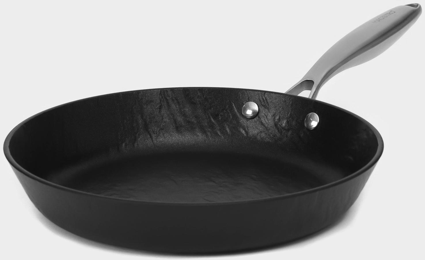 Набор сковород Magistro Rock Stone, 2 предмета: d=22 см, d=26 см, кухонные щипцы, антипригарное покрытие, индукция