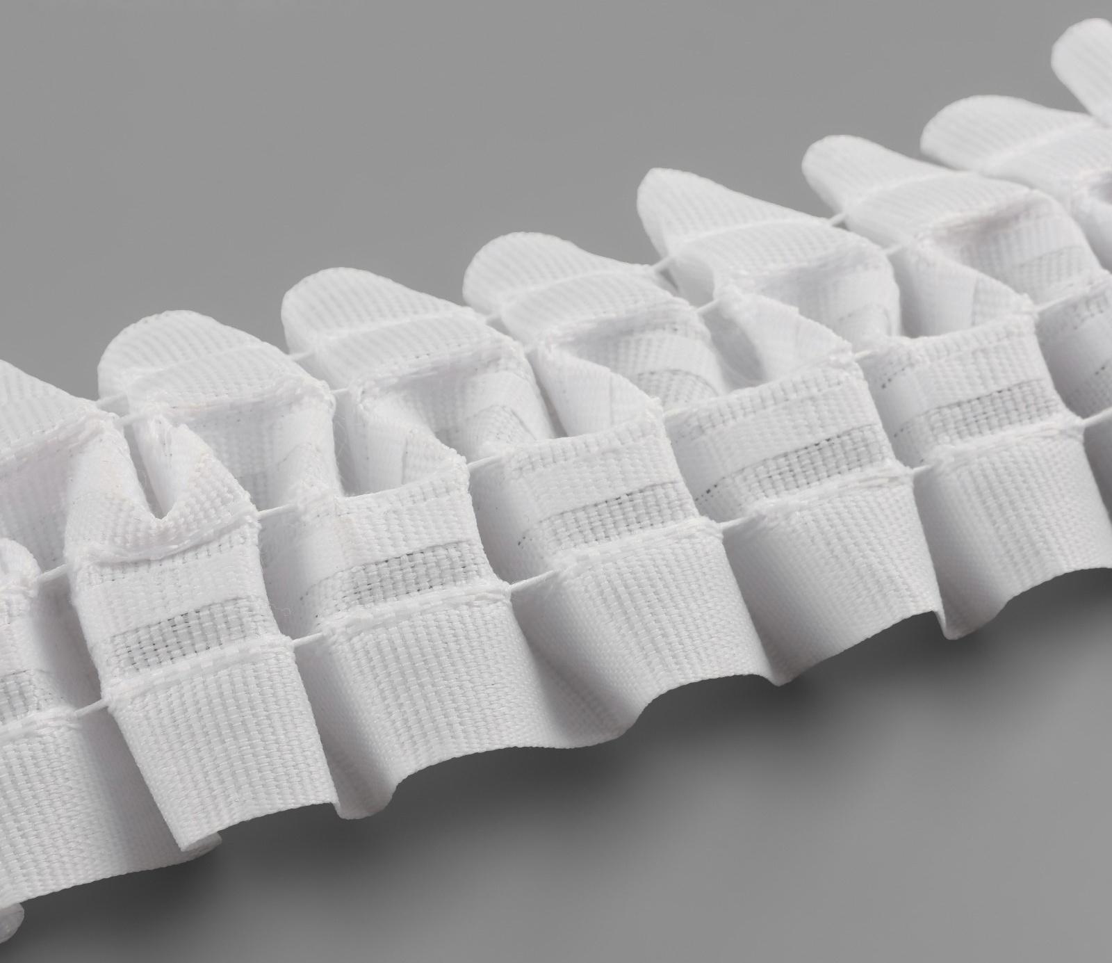 Шторная лента классическая, матовая, 6 см, 50 ± 1 м, цвет белый