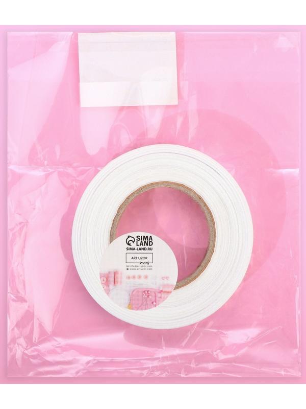 Размерник сатиновый, «S», 1000 шт, 12 мм, 30 м, цвет белый