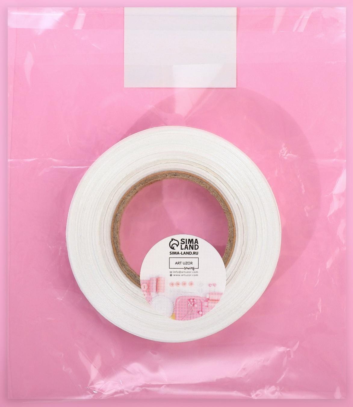 Размерник сатиновый, «M», 1000 шт, 12 мм, 30 м, цвет белый