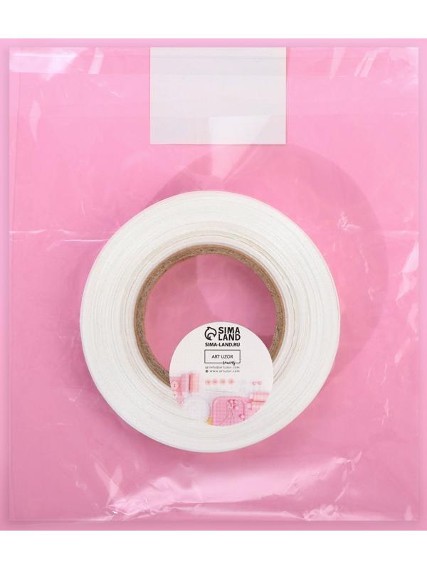 Размерник сатиновый, «M», 1000 шт, 12 мм, 30 м, цвет белый