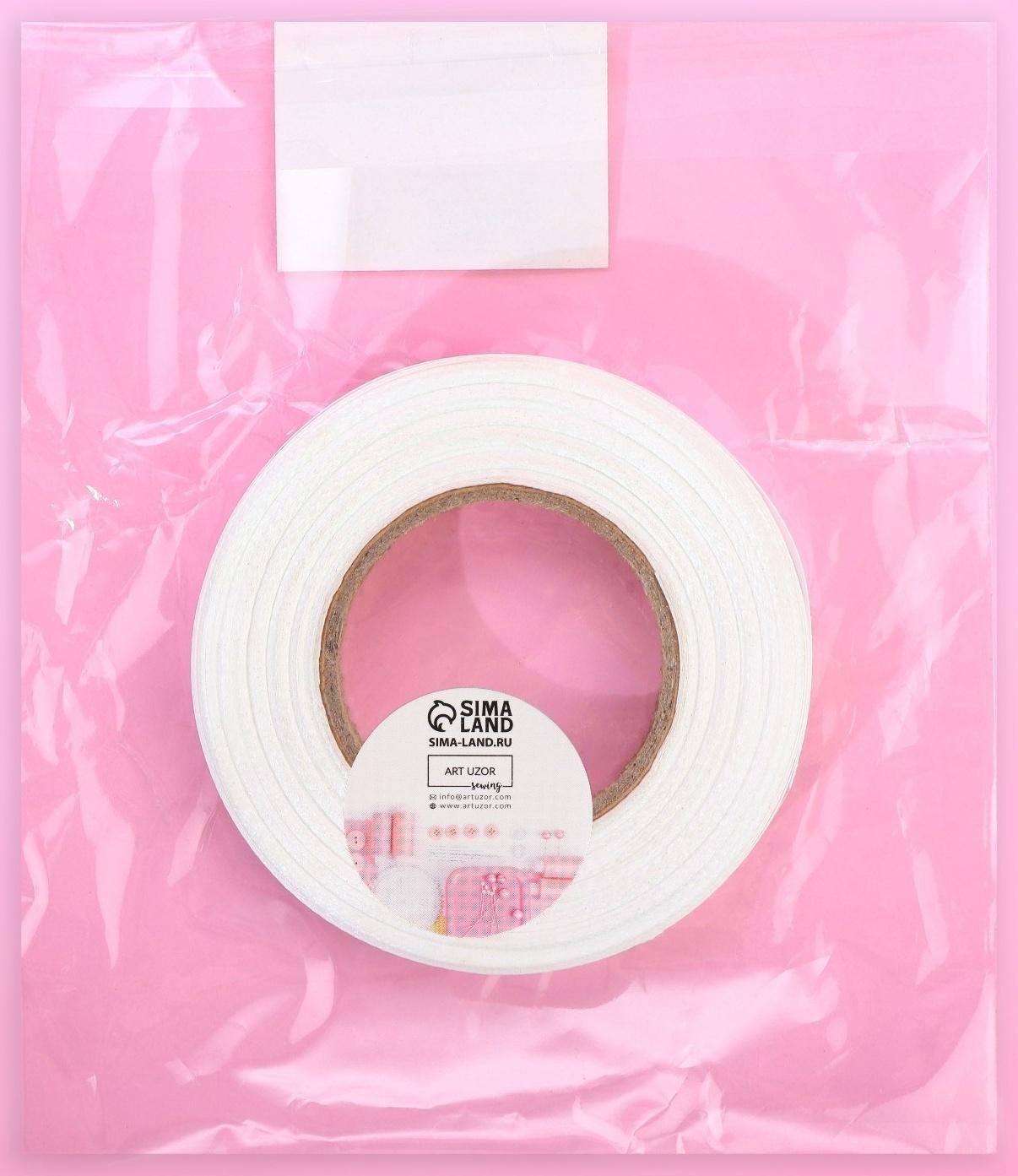 Размерник сатиновый, «L», 1000 шт, 12 мм, 30 м, цвет белый