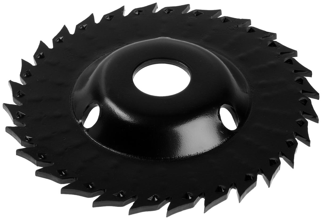 Чашка обдирочно-отрезная для УШМ ТУНДРА, по дереву, 125 х 22 мм