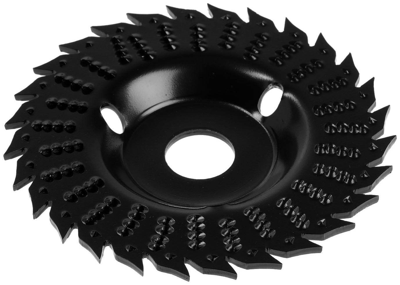 Чашка обдирочно-отрезная для УШМ ТУНДРА, по дереву, 125 х 22 мм