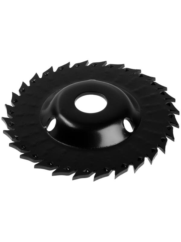 Чашка обдирочно-отрезная для УШМ ТУНДРА, по дереву, 125 х 22 мм