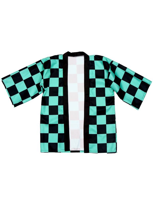 Карнавальное хаори «Демонический клинок», р. 44-46 (M), цвет зелёный