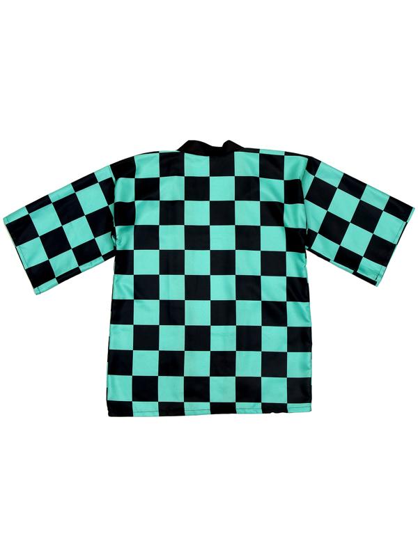 Карнавальное хаори «Демонический клинок», р. 48-50 (XL), цвет зелёный