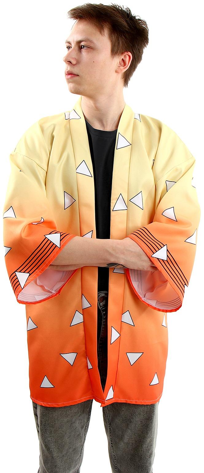 Карнавальное хаори «Демонический клинок», р. 44-46 (M), цвет жёлтый