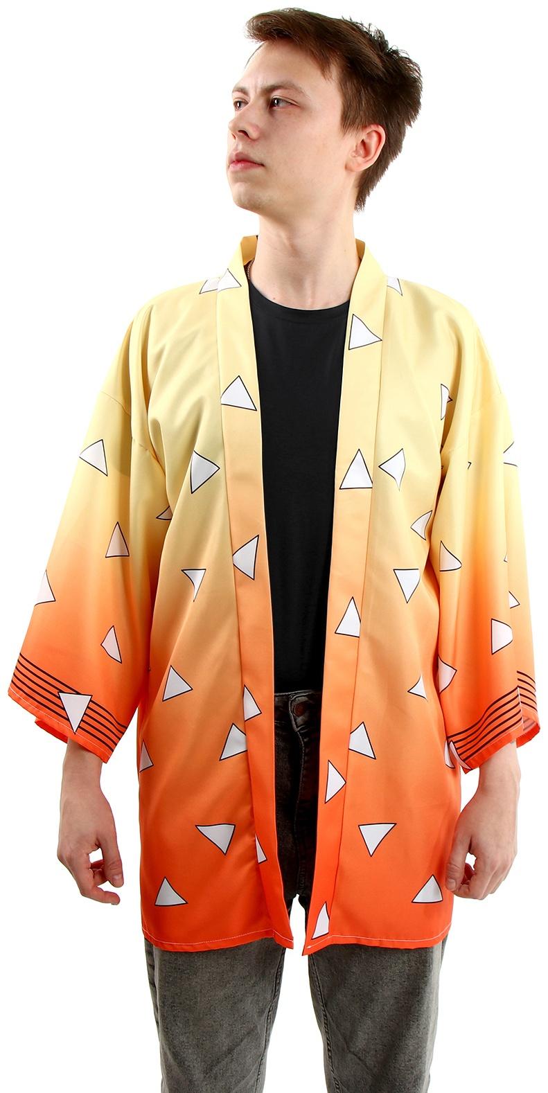 Карнавальное хаори «Демонический клинок», р. 44-46 (M), цвет жёлтый