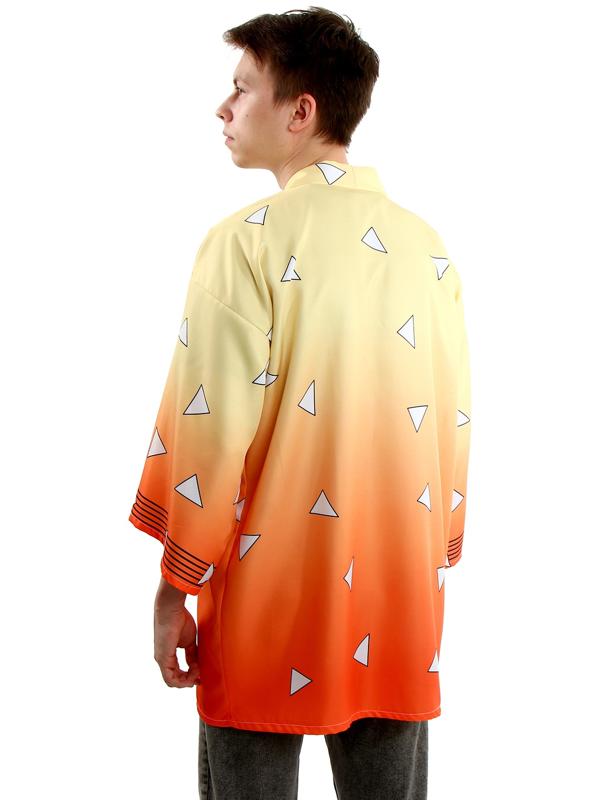 Карнавальное хаори «Демонический клинок», р. 44-46 (M), цвет жёлтый