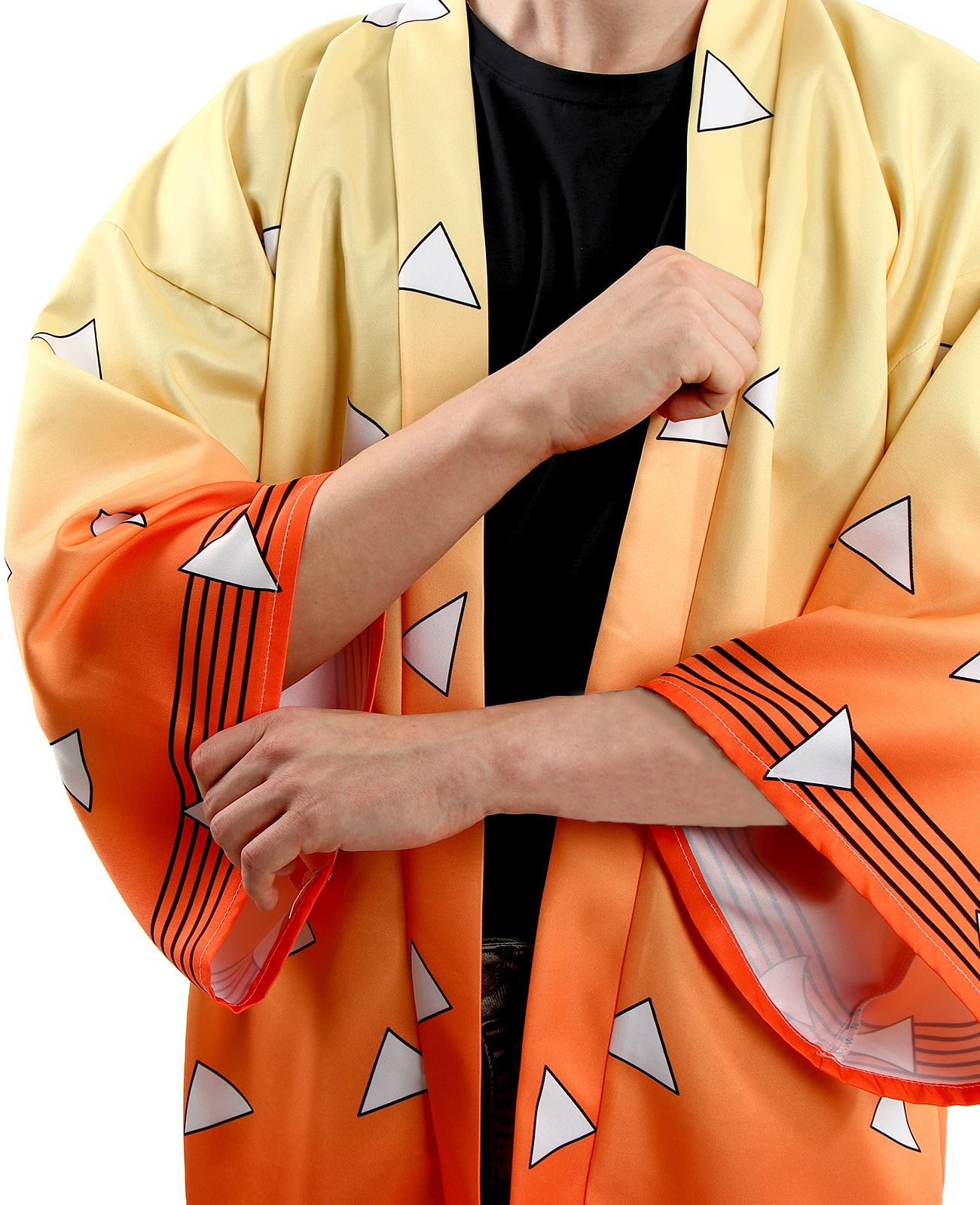 Карнавальное хаори «Демонический клинок», р. 46-48 (L), цвет жёлтый