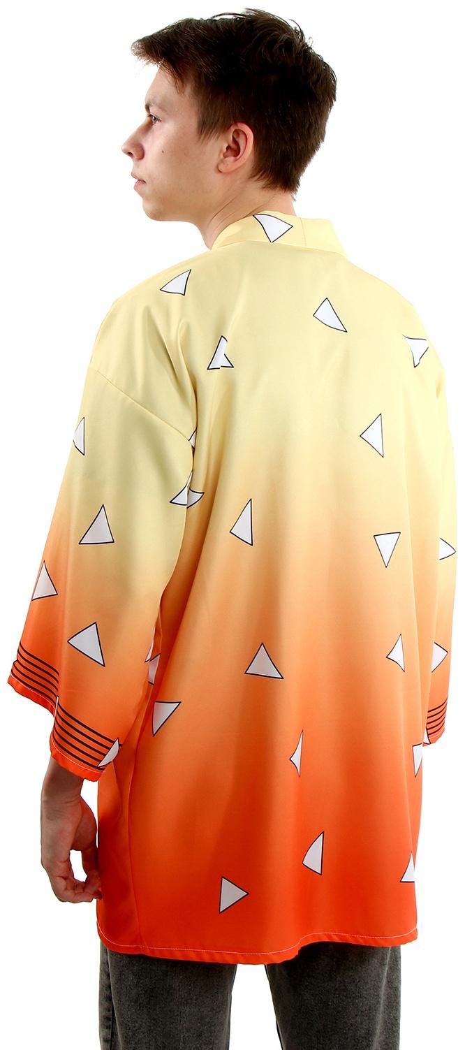 Карнавальное хаори «Демонический клинок», р. 48-50 (XL), цвет жёлтый