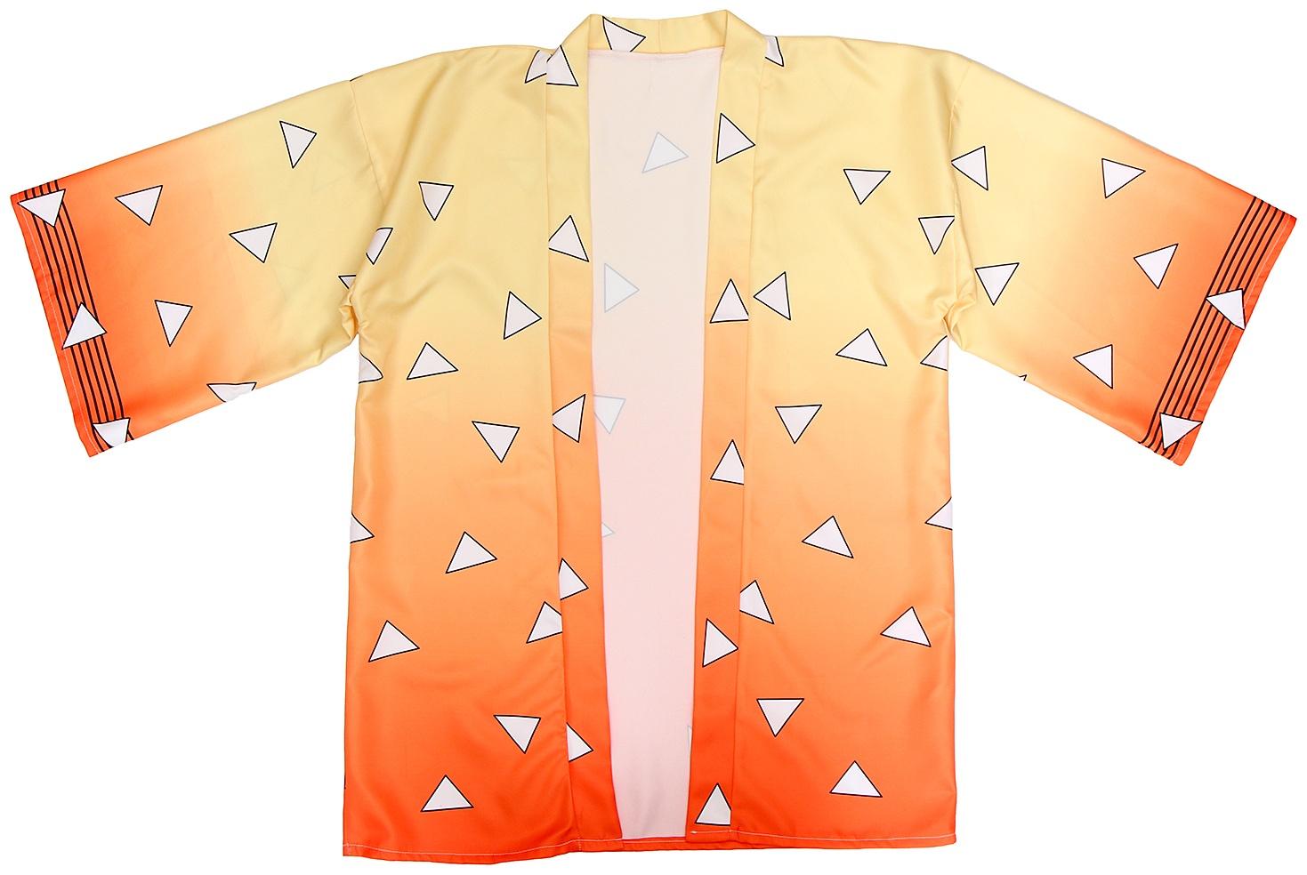 Карнавальное хаори «Демонический клинок», р. 48-50 (XL), цвет жёлтый