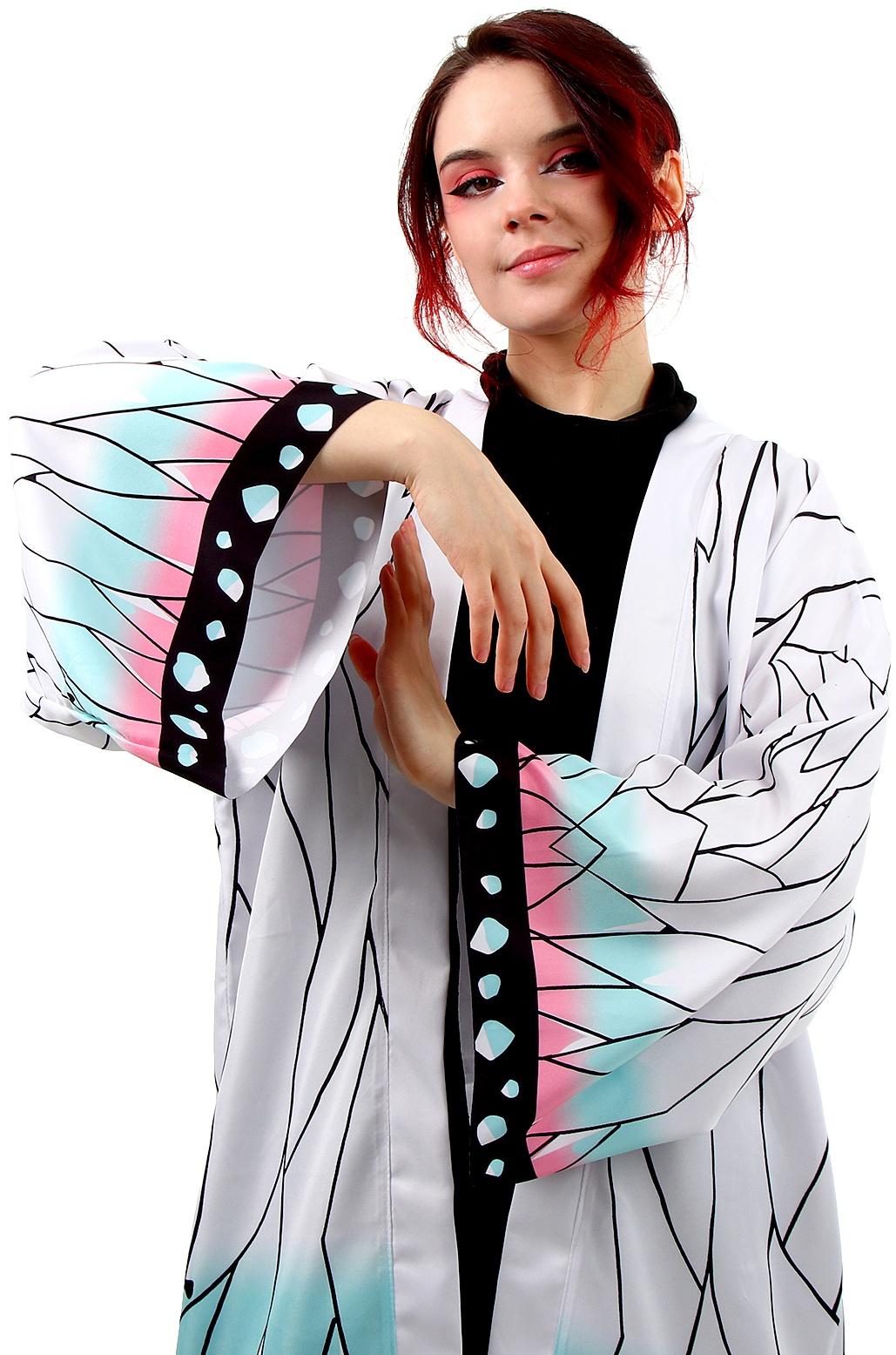 Карнавальное хаори «Демонический клинок», р. 44-46 (M), цвет белый