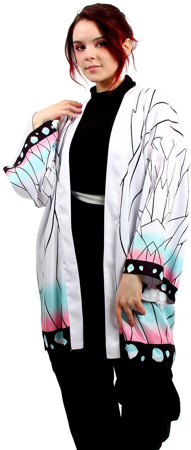 Карнавальное хаори «Демонический клинок», р. 48-50 (XL), цвет белый