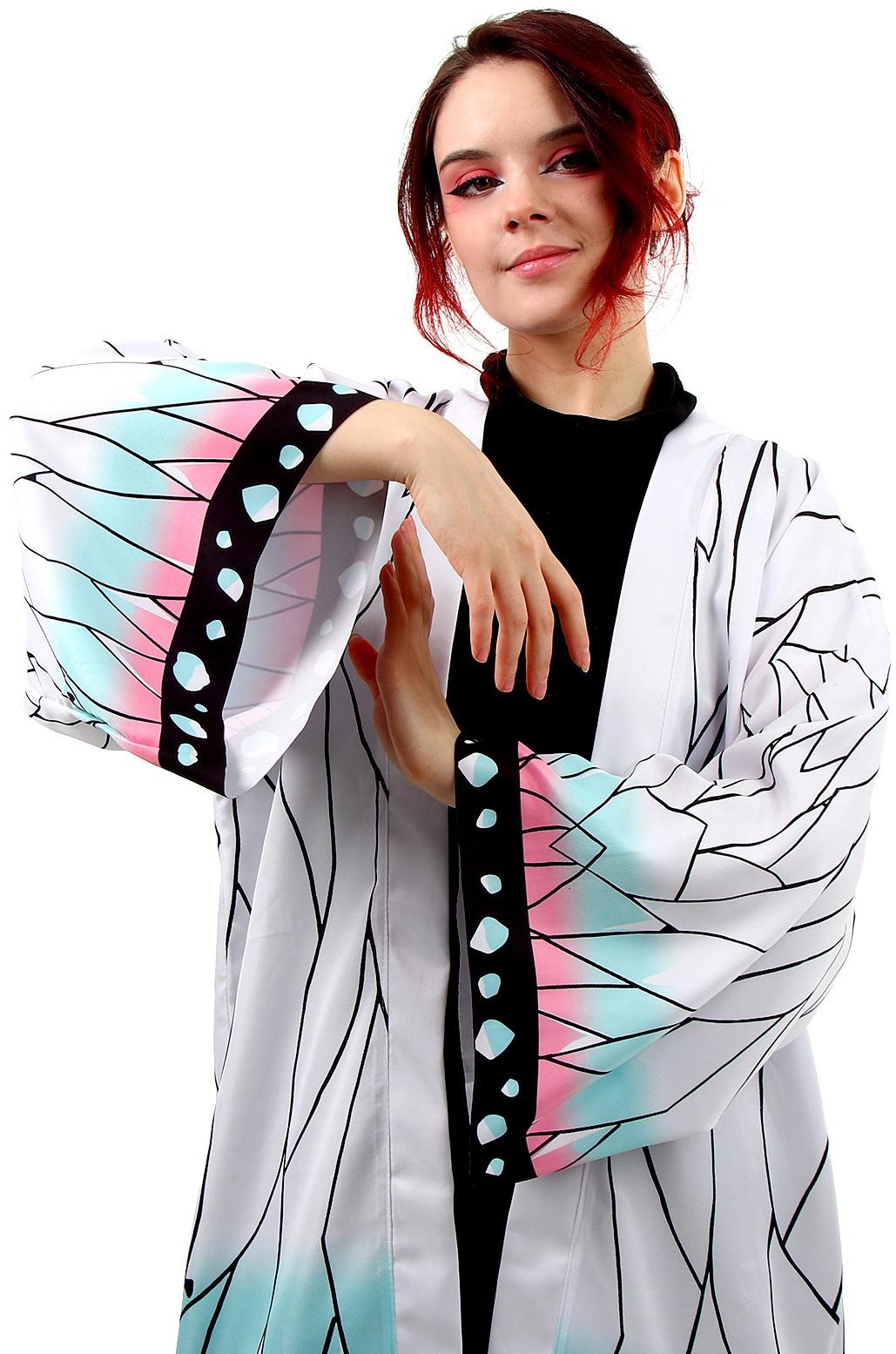 Карнавальное хаори «Демонический клинок», р. 48-50 (XL), цвет белый