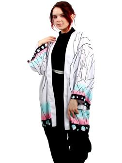 Карнавальное хаори «Демонический клинок», р. 48-50 (XL), цвет белый