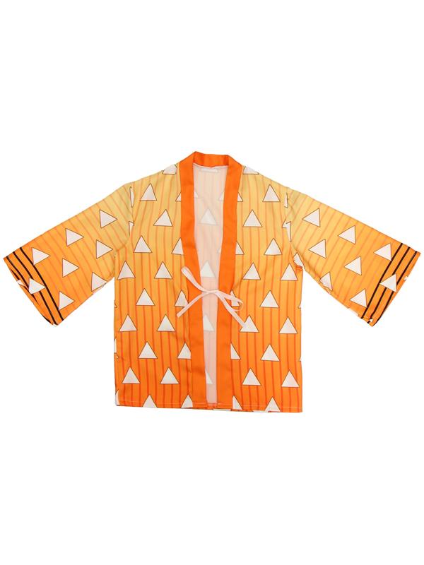 Карнавальное хаори «Демонический клинок», рост 98-152 см, цвет жёлтый