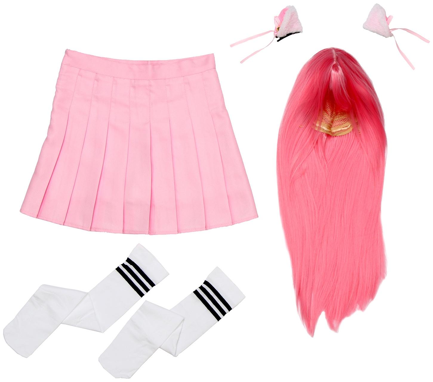 Карнавальный набор «Аниме тян», р. 42-44, цвет розовый