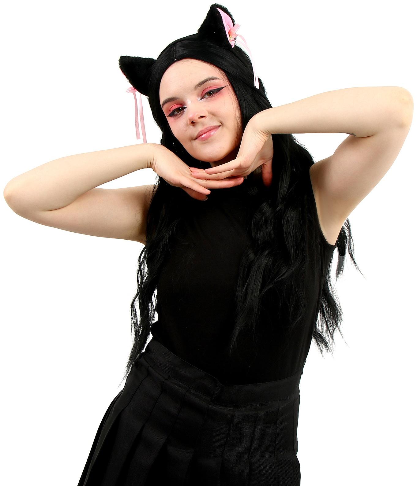 Карнавальный набор «Неко тян», р. 42-44, цвет чёрный