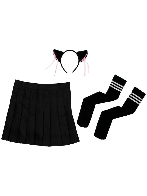 Карнавальный набор «Неко тян», р. 42-44, цвет чёрный