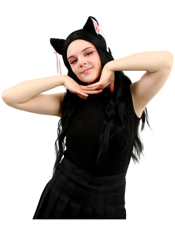 Карнавальный набор «Неко тян», р. 44-46, цвет чёрный