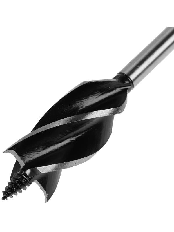 Набор сверл по дереву винтовых ТУНДРА, шестигранный хвост., с удлинителем, 16-25 мм, 5 шт.