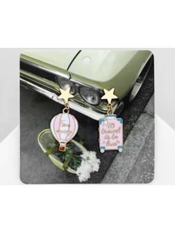 Серьги эмаль 